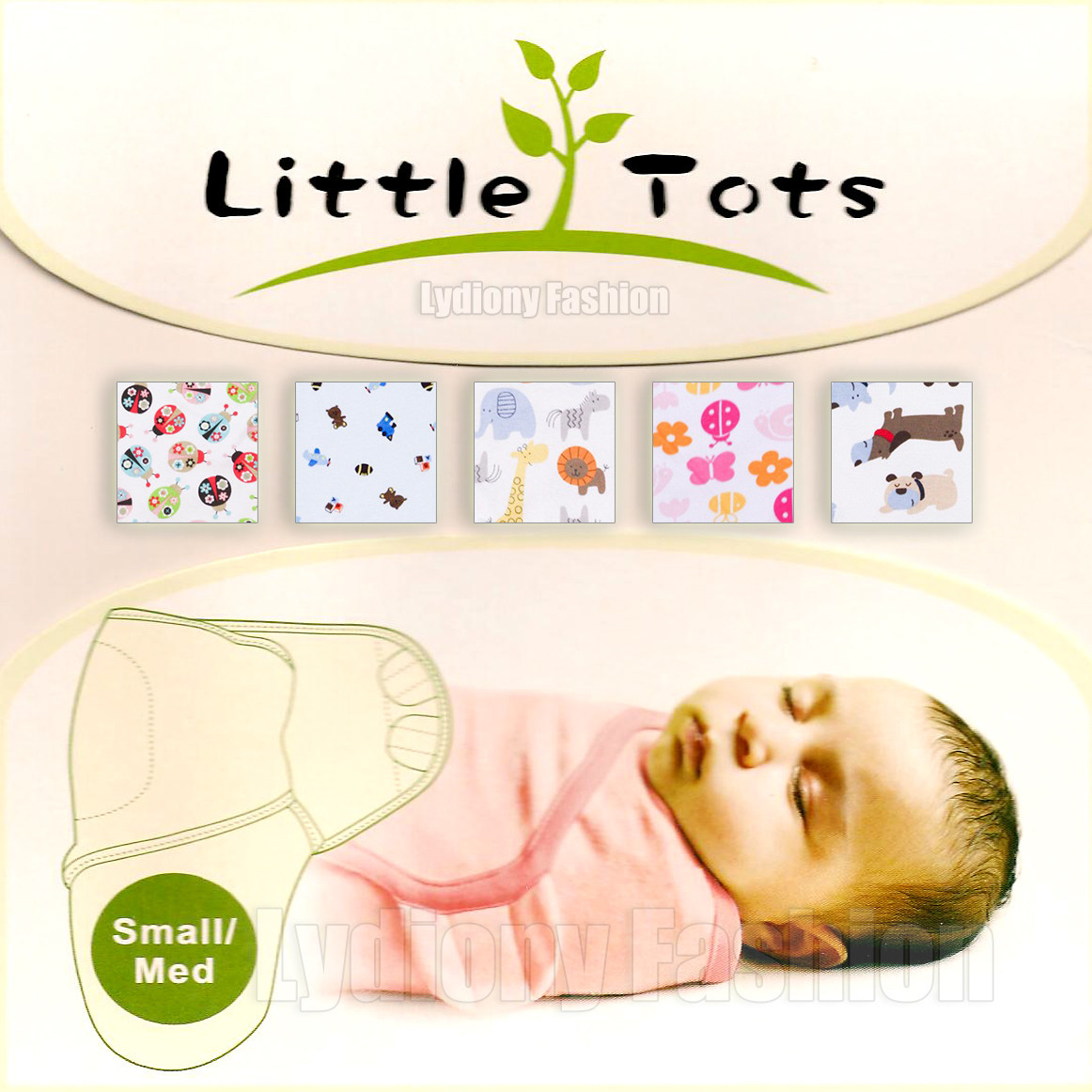 Cotton Infant Swaddle Sleeping Bag