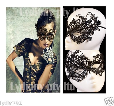 Black Lace Masquerade Eye Mask