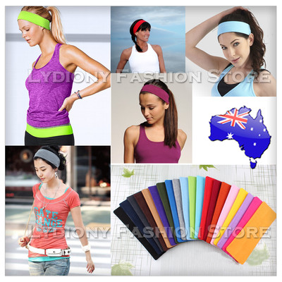 Cotton Sport Gym Stretchy Headband