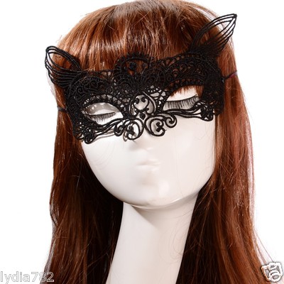 Lace Cat Eye Masquerade Mask