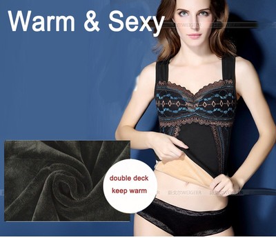 Lace Winter Warm Sleeveless Vest