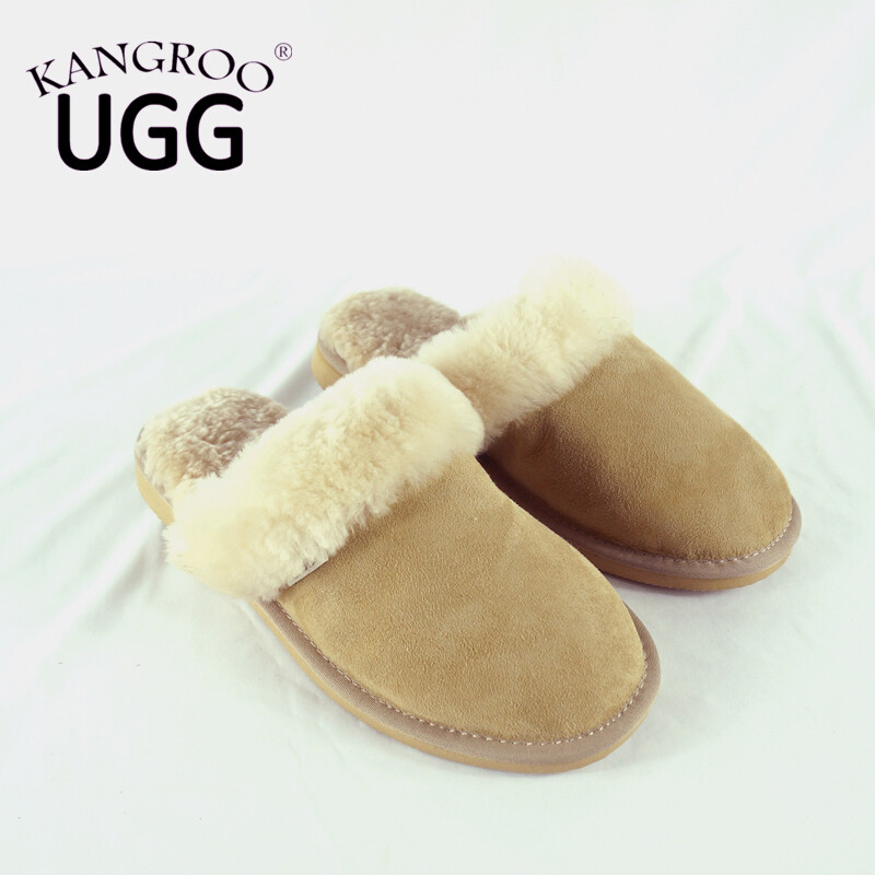 Merino Sheepskin Women's Winter Slippers