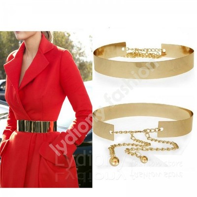 Metallic Chain Waist Belt